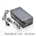 Miniatyrbillede 1 af 5: 48v 60v 72v 96v 50ah 60ah Intelligent oplader til blybatteri Kompatibel med elektriske trehjulede køretøjer, cykler, scootere, ATV Go Kart-Perfet Standard 84V50AH