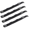 4-pack Chassi Hårddisk Monteringsskenor Chassi Hårddiskskenor för 3,5-tums HDD-fäste, Svart-Perfet