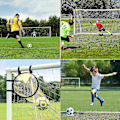 Miniatyrbild 4 av 5: Fotbollsmål Nät Topplåda Fotbollsmål Fotboll Nät Fotbollsmål Vikbart Fotbollsmål Tar-Perfet