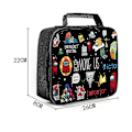 Miniatyrbilde 3 av 5: Godzilla Vs Kong Trepart Godzilla Vs. Kong 16" rund bag Style 8 - Perfet