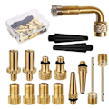 Pikkukuva 1 / 7: Polkupyörän venttiilin sovitin ilmapumpulle / 15 set - Perfet
