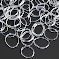 Miniatyrbillede 3 af 4: 500 stk Elastisk Hårring Dame Hårbånd Hårstyling Hårreb - Perfet 500pcs