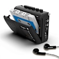 Pikkukuva 1 / 5: Panda 6501 Kannettava Kasetti AM/FM Radio Retro Kasetti Musiikkisoitin Walkman Kasetti Nauhuri Loudsp-Perfet