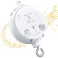 Miniatyrbilde 1 av 6: Roterende mobil babyseng Sengeleke Elektrisk musikkboks Spedbarnsklokkeholderleke med 12 vuggeviser gave - Perfet