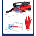 Miniatyrbillede 3 af 3: Helt Nye Spider-Man Tilpassede Handsker Web Shooter Launcher Dart Gave Legetøj til Børn - Perfekt A with 3 x Suction Cup Bomb
