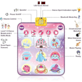 Miniatyrbilde 2 av 5: Dansematte, Dansespill Lekegave for Jenter og Gutter 3-12 år, Danseplate med Trådløs Bluetooth, 9 Utfordrende Spillmoduser - Perfekt Purple