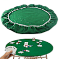 Miniatyrbilde 1 av 5: Poker Bridge Kortduk Elastisk Duk for 36 til 48 Tommers Bordspilltilbehør - Perfekt