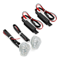 Miniatyrbillede 2 af 5: LED Blinklysindikator Kompatibel med YAMAHA YZF R7 2021 2022 YZFR7 YZF-R7 Motorcykeltilbehør Mini Blinkende Lampe Sidelamper - Perfet Clear