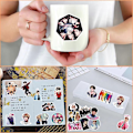 Miniatyrbillede 5 af 5: 100 stk BTS Vandflaskestickers, Kpop Stickers Vinyl Vandtætte Stickers til Laptop, Bumper, Skateboard, Vandflaske, Computer, Mobil - Perfekt