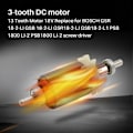 Miniatyrbild 3 av 5: 13-växlad motor 18V ersättning 18-2-LI 18-2-LI GSR18-2-LI GSB18-2-L1 1800 LI-2 PSB1800 skruvdragare-Perfekt