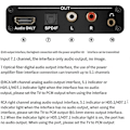 Miniatyrbild 3 av 5: HDMI-kompatibel med EARC ARC Audio Extractor 192Khz Converter-Perfet
