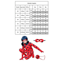 Pikkukuva 7 / 7: 6 kpl / set Lasten Leppäkerttu Cosplay set Halloween Party Jumpsuit - Perfet 120(110-120CM)