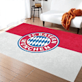 Miniatyrbillede 1 af 2: Retro Tæppe Fodboldklub Blødt Skridsikkert Meget Absorberende Tæppe Egnet til Studieværelse - Perfekt Bayern 80x120cm