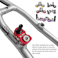Miniatyrbillede 4 af 4: Mi.xim Cykler V-bremse Forlænger Adapter Modificering Udskiftning-Perfekt Red