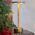 Miniatyrbillede 3 af 4: Trådløs bordlampe Dæmpbar vandtæt metal USB genopladelige bordlamper (guld) - Perfet