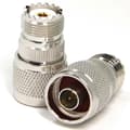 Miniatyrbilde 1 av 2: 2-pakning N Type Hann til UHF Hunn SO239 Adapter - Perfekt