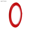 Miniatyrbillede 1 af 10: 1 stk Desktop Positioneringstape Markeringstape RØD 5MM rød-Perfet red 5mm