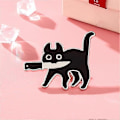 Miniatyrbilde 3 av 5: Emalje Katt Nål Kvinner Jenter Nål Brosjer Katt Emalje Nåler Morsomme og Søte Katt Nåler for Klær-Perfekt