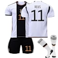 Miniatyrbillede 2 af 3: 22-23 Qatar World Cup Tyskland Hjemmetrøje fodbold træningsdragt REUS 11 M
