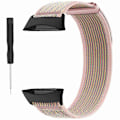 Miniatyrbillede 3 af 3: Passer til Polar Vantage urrem nylon loop justerbar håndledsrem - Perfekt Pink