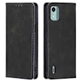 Miniatyrbillede 1 af 5: til Nokia C12 4G/C12 Pro/C12 Plus Magnetisk Lukning Stand Telefon Cover PU Læder Wallet Shell-Perfet Style A