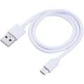 Pikkukuva 2 / 5: Yhteensopiva iPhone 15 -sarjan kanssa 50 cm USB C -lataus Punottu johto USB A - Type-C kupariydin latauskaapeli - Valkoinen - Täydellinen White