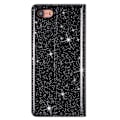 Miniatyrbilde 4 av 4: Kompatibel med iPhone 8 / 7 Ultratynn Glitter Magnetisk Horisontal Flip Lærveske med Holder & Kortspor-Perfet