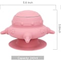 Miniatyrbilde 2 av 5: Valpefôringsmelkebolle for sykepleievalper, 4-nippel valpeflaske for flere valper, 240 ml hundeboblefôrer - Perfekt Pink