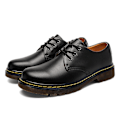 Miniatyrbild 1 av 4: Herrar Oxfords Stövlar Bekväma Halksäkra Runda Tåspetsar Formella Klänningskor Arbetsskor för Män - Perfekt Black 38