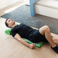 Miniatyrbilde 4 av 6: Snowflake Akupunktur Massasje Yogamatte - Sett med 3 - Perfet Black