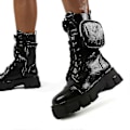Miniatyrbillede 2 af 4: Platform Plateausko Støvler Plus Size Kvinders Støvler - Perfet Black 41