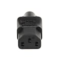 Miniatyrbillede 4 af 5: IEC 320 C13 Hun til C6 Han 3-benet Kløverblad Stik Konverter AC Strømadapter - Perfet
