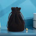 Miniatyrbillede 6 af 11: Mini-terningasker Ammet Snørepose Terningasker Med Snøre Velour Terningopbevaringsposer Smykker Opbevaringsposer S