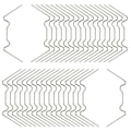 Miniatyrbilde 5 av 5: 100 stk W-type Drivhus Glass Fjærtråd Glassering Overlappende Klips Festklemmer - Perfekt