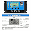 Miniatyrbillede 5 af 5: 300w 12v/24v kit batteriklemmeoplader + 40a controller kompatibel med bil RV campingvogn Newway- Perfet