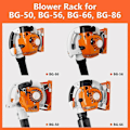Miniatyrbilde 4 av 5: Blowerstativ for -50, -56, -66, -86, Håndholdt Blowerstativ - Perfekt