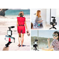 Miniatyrbillede 3 af 4: Smartphone Vlogging Video Kit med stativ Mikrofon LED lys Telefon Stand- Perfet