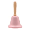 Hög Handklocka Med Trähandtag Rosa Julklocka-rosa