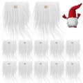 1 Set Falska Skägg och Träkulor Kit Förklippta Tomteskägg Tomte Tillbehör