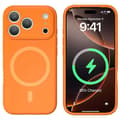 Kompatibel med iPhone 17 iPhone 17 Pro iPhone 17 Pro Max, Kompatibel med MagSafe (Orange)