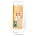 Miniatyrbillede 4 af 4: Nedis Kat 6 kabel | RJ45 Han | RJ45 Han | S/FTP | 3.00 m | Indendørs | Runde | LSZH | Hvid | Box