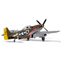Miniatyrbild 4 av 4: AIRFIX North American P-51D Mustang