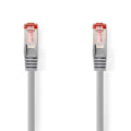 Pikkukuva 1 / 4: Nedis CAT6 Verkkokaapeli | RJ45 uros | RJ45 uros | S/FTP | 1.00 m | Pyöreä | LSZH | Harmaa | Label