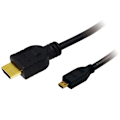 Miniatyrbillede 1 af 2: LogiLink Micro-HDMI-kabel 1m