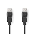 Pikkukuva 1 / 4: Nedis DisplayPort kaapeli | DisplayPort uros | DisplayPort uros | 4K@60Hz | Kullattu | 2.00 m | Pyöreä | PVC | Musta | Laatikko