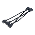 Miniatyrbillede 2 af 2: Akasa 4-in-1 RGBLEDconnector multiplier cable