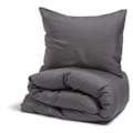 Pikkukuva 2 / 2: Nottingham Bäddset 210x150, Satin, Mörkgrå Dark grey