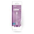 Pikkukuva 6 / 6: Nedis Lightning Sovitin | Apple Lightning 8-Pin | 3.5 mm naaras | Niklattu | 0.10 m | Pyöreä | PVC
