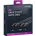Pikkukuva 3 / 8: ClickTronic RCA-kaapeli, stereo Premium-kaapeli | 2x RCA-pistoke  2x RC
