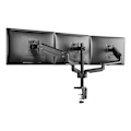 Miniatyrbillede 7 af 11: DELTACO Office, triple hydraulisk monitor-arm, 17"-27", 1,5-8kg,